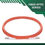lc to lc upc simplex om2 fiber patch cord lszh multimode 1-100 meter