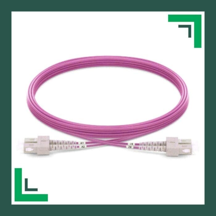 sc to sc upc duplex om4 fiber patch cord lszh multimode 1-100 meter - Image 4