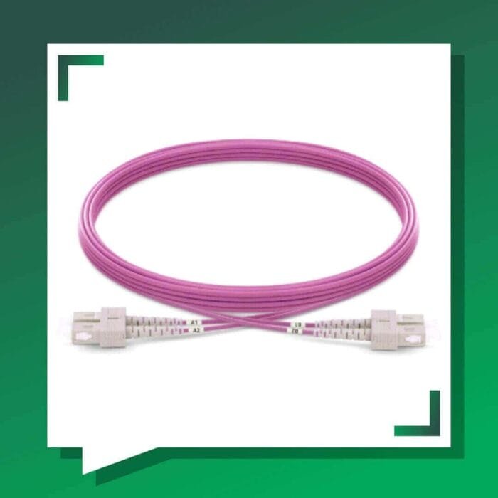 sc to sc upc duplex om4 fiber patch cord lszh multimode 1-100 meter - Image 6