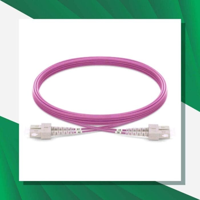 sc to sc upc duplex om4 fiber patch cord lszh multimode 1-100 meter - Image 7