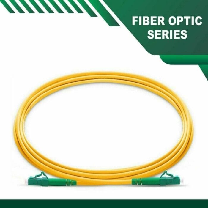 lc to lc apc simplex fiber patch cord lszh single mode 1-100 meter - Image 1
