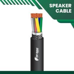 6 core Speaker cable braid shielded PE outdoor 10 to 20 awg 305m