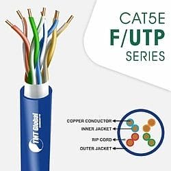 CAT5e F/UTP LSZH Network Cable 24 AWG 4 Pair 305 m – 5X24ZMLX Series