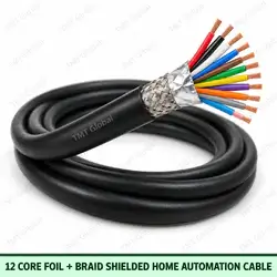 12 Core Foil + Braid Shielded Home Automation Cable by TMT Global