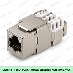 Cat6A UTP 90deg Toolless Keystone Jack by TMT Global
