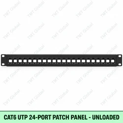 Cat6 UTP 24-Port Patch Panel Unloaded by TMT Global