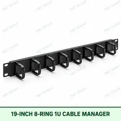 19-inch 8-ring 1U cable manager by TMT Global