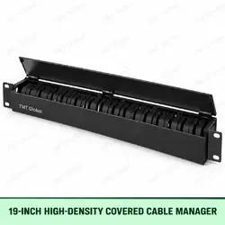 19-inch high-density covered cable manager by TMT Global