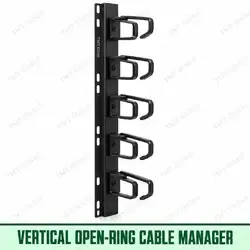 Vertical Open-Ring Cable Manager
