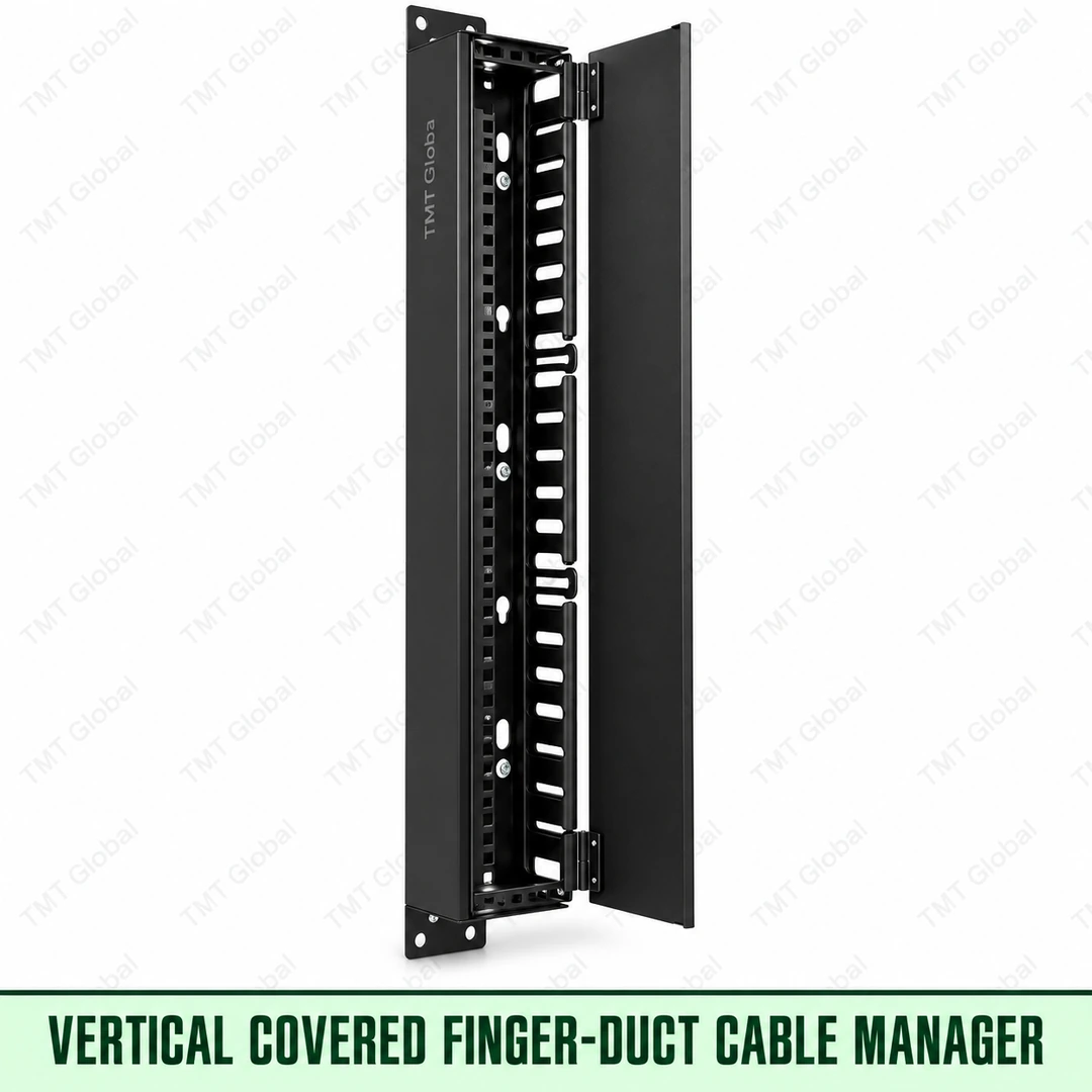 vertical covered finger-duct cable manager, TMT Global vertical covered finger-duct cable manager, TMT Global