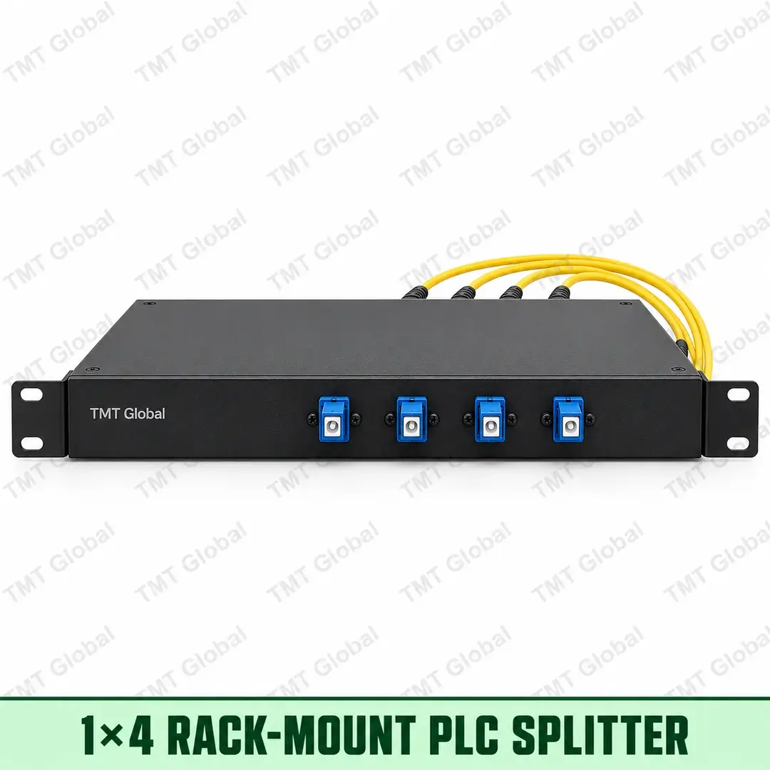 1x4 19-inch rack-mount PLC splitter, TMT Global 1x4 19-inch rack-mount PLC splitter, TMT Global