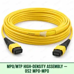 OS2 MPO/MTP high-density fibre trunk assembly with MPO connectors, TMT Global