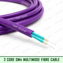 2-core OM4 tight-buffered multimode fibre distribution cable, TMT Global
