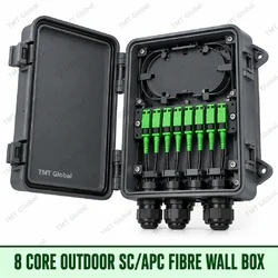 8-core outdoor weatherproof SC/APC fibre wall box, TMT Global