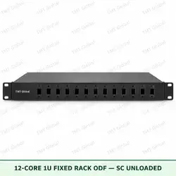 12-core 1U fixed rack ODF with SC ports, unloaded, TMT Global
