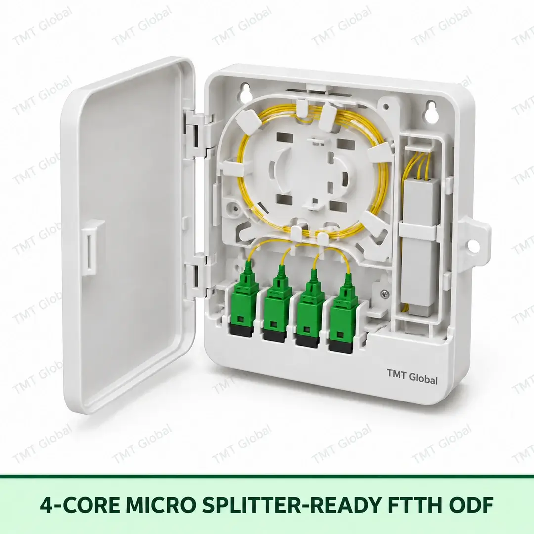 4-core micro splitter-ready FTTH ODF, TMT Global 4-core micro splitter-ready FTTH ODF, TMT Global