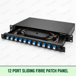 12-port sliding fibre patch panel, TMT Global
