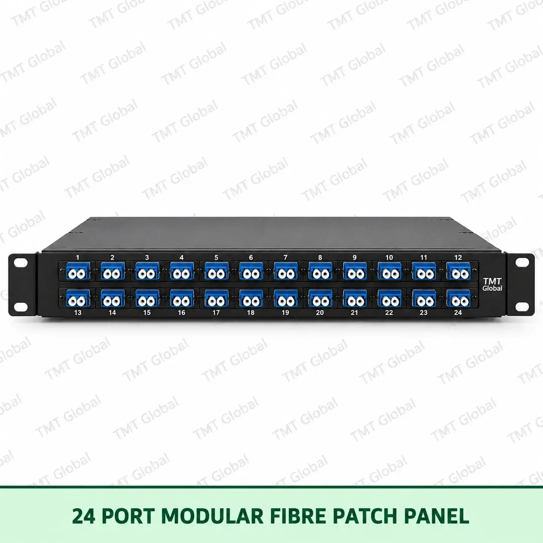 24-port modular fibre patch panel, TMT Global 24-port modular fibre patch panel, TMT Global