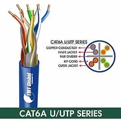 CAT6A U/UTP PVC Network Cable 23 AWG 4 Pair 305 m – 6A132BPX Series