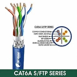 CAT6A S/FTP PVC Network Cable 23 AWG 4 Pair 305 m – 6A536MPX Series