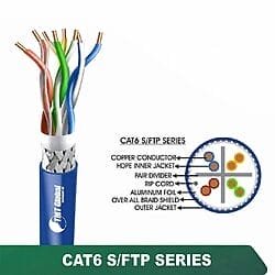CAT6 SF/UTP PVC Network Cable 23 AWG 4 Pair 305 m – 6X735BPX Series