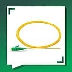 Fiber Pigtail Single Mode LC-APC Connector LSZH 1m