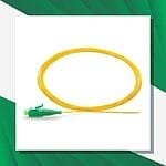 Fiber Pigtail Single Mode LC-APC Connector LSZH 1m