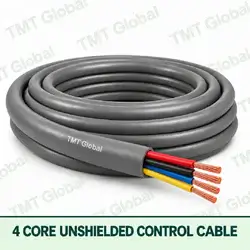TMT Global 4 core Unshielded Control Cable, with 4 visible copper conductors; unshielded.