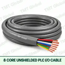 TMT Global 8 core unshielded PLC I/O cable, with 8 visible copper conductors.