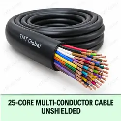 TMT Global 25 core unshielded multi-conductor cable, with 25 individually insulated copper conductors.