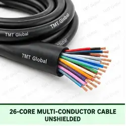 TMT Global 26 core unshielded multi-conductor cable, with 26 individually insulated copper conductors.