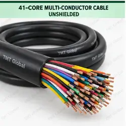 TMT Global 41 core unshielded multi-conductor cable, with 41 individually insulated copper conductors.
