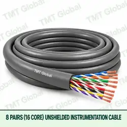 TMT Global 8 pair 16 core unshielded instrumentation cable, with twisted pairs visible