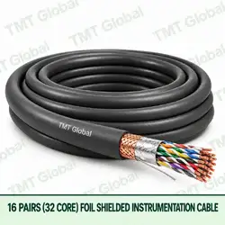TMT Global 16 pair 32 core foil shielded instrumentation cable, with twisted pairs visible
