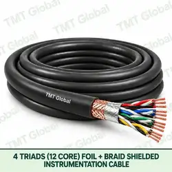 TMT Global 4 triad 12 core foil + braid shielded instrumentation cable, with triad groups visible