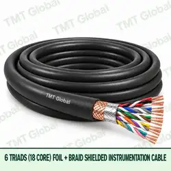 TMT Global 6 triad 18 core foil + braid shielded instrumentation cable, with triad groups visible