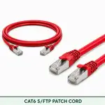 Cat6 S/FTP 6X4SBSLXXX Series | 24 AWG Network Patch Cord red color