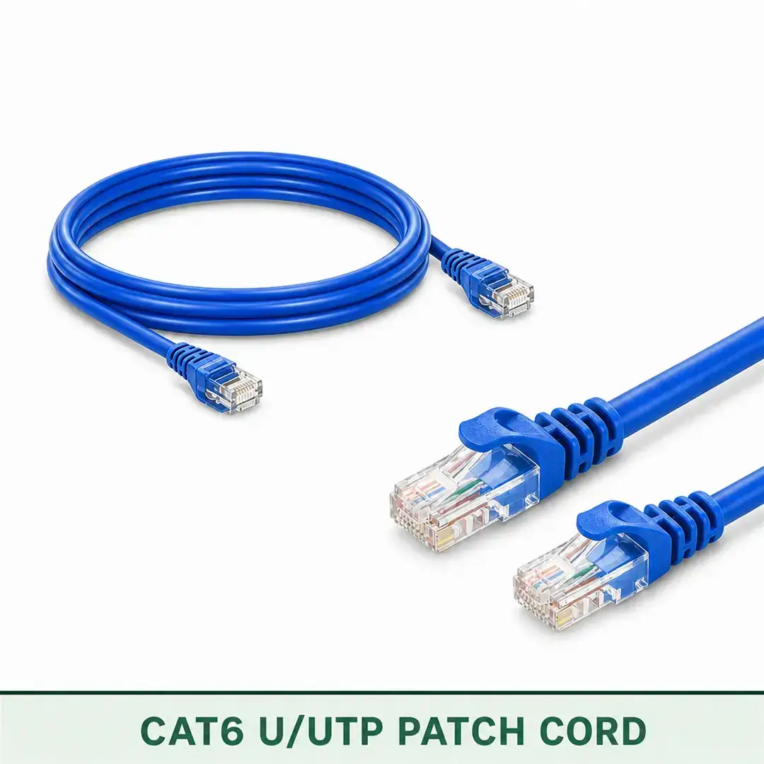 Cat6 U/UTP 6X3PMULXXX Series | 23 AWG Network Patch Cord blue color Cat6 U/UTP 6X3PMULXXX Series | 23 AWG Network Patch Cord blue color