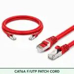 Cat6A F/UTP 6A3SMFLXXX Series | 23 AWG Network Patch Cord red color