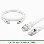 Cat6A F/UTP 6A3SMFLXXX Series | 23 AWG Network Patch Cord white color